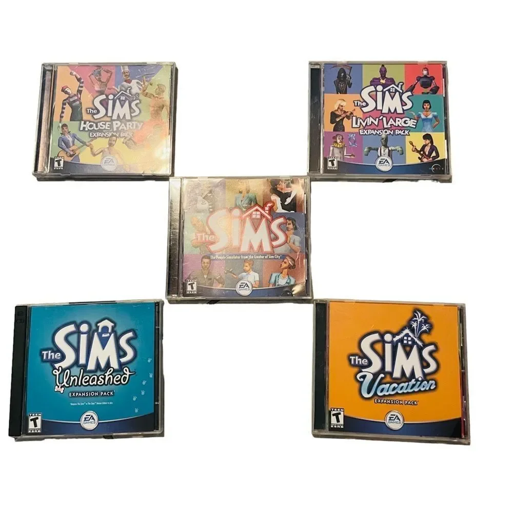 The SIMS PC Game Plus 4 Expansion Packs
